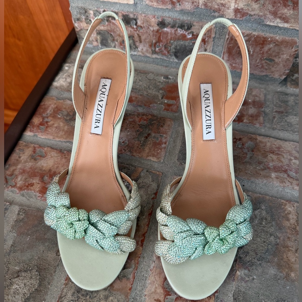Aquazzura Galactic Flower 75 Sandals